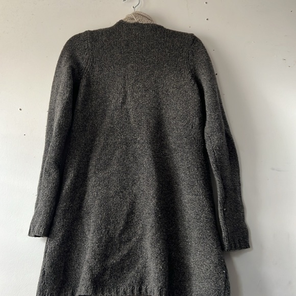 Sparrow size Small gray open front cardigan - Picture 7 of 11